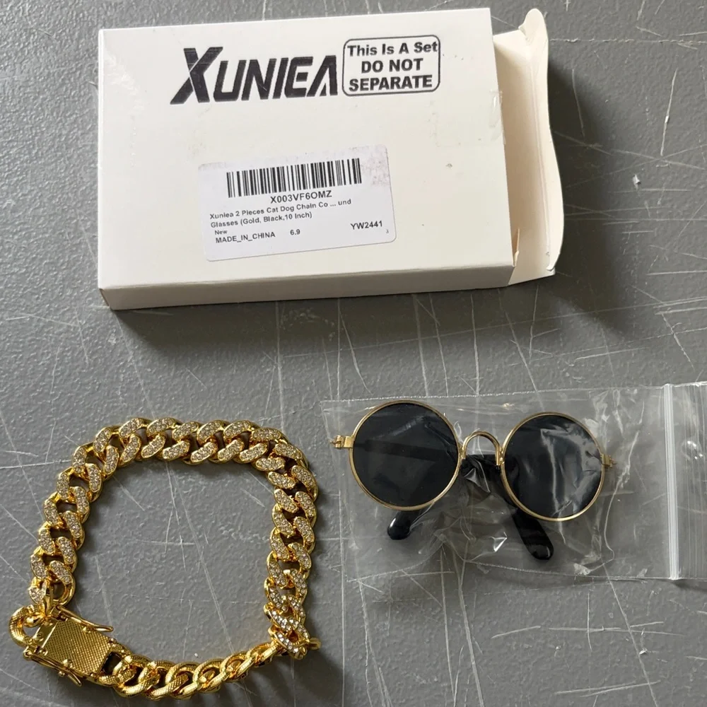 Car chain an glasses set